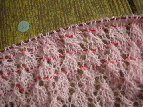 Lifelines in the swallowtail shawl