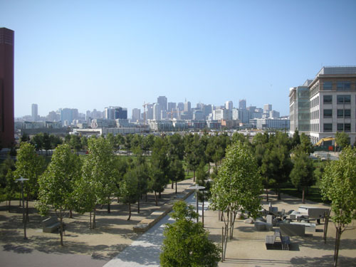 View from Genentech Hall, UCSF Mission Bay