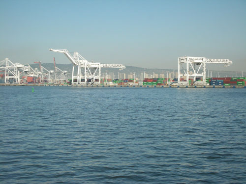 Oakland docks