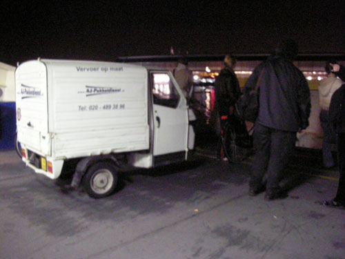 Little truck on the ferry