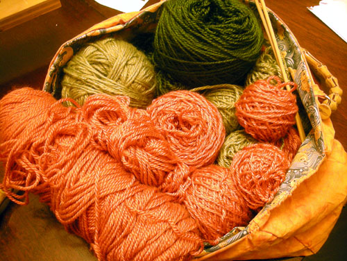 Yarn from romper balled up