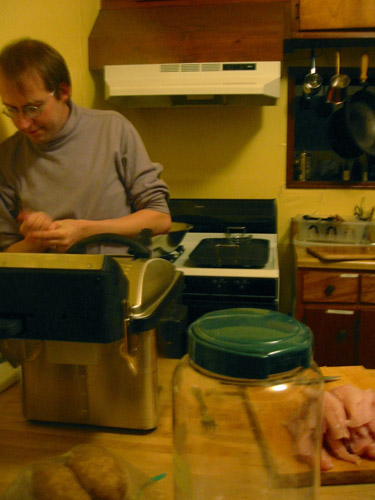 Preparing the fryer