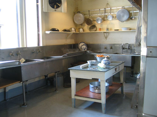 Cleanup area in the kitchen