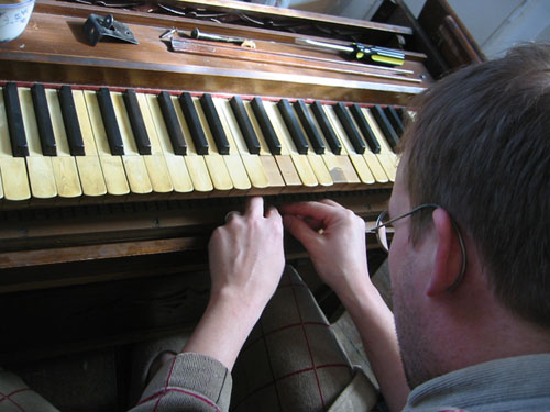 Noel and his harmonium