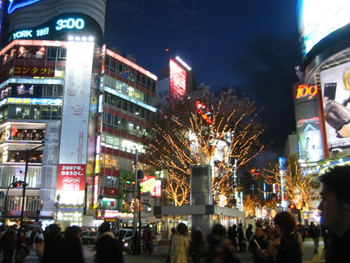 Shibuya at night