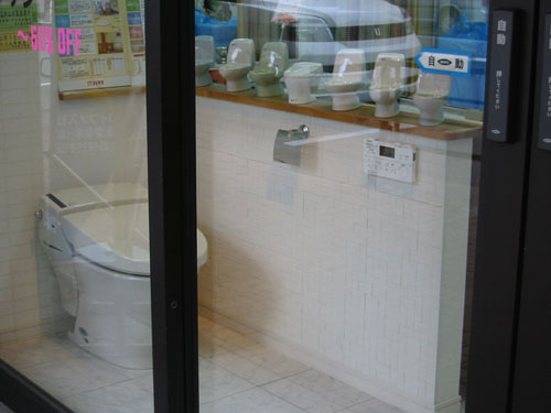 Toilet display