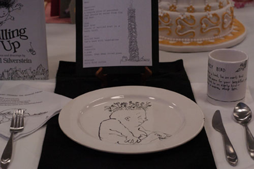 Shel Silverstein place setting