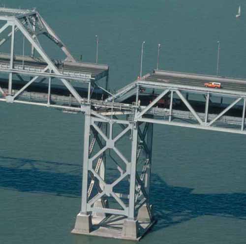 Bay Bridge, collapsed