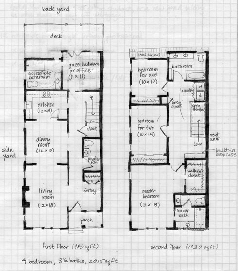 Townhouse Floorplan