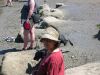 Ayse and Rosie at the dog beach